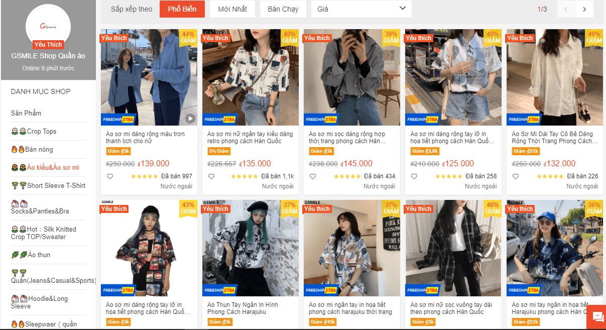 5 Shop order sơ mi Taobao bánh bèo trên Shopee bạn đã biết?