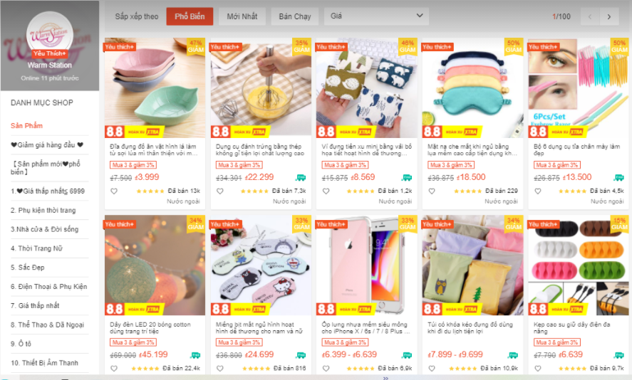 Mua đồ gia dụng Taobao trên Shopee siêu rẻ chỉ từ 1k